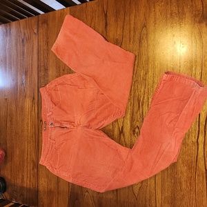 Orange corduroys. Michael Kors. 33